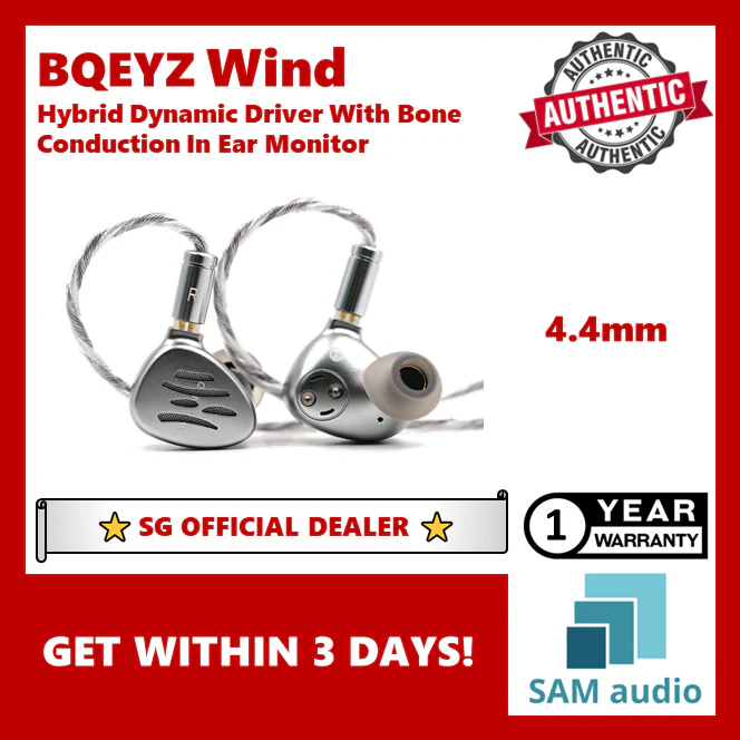 [🎶SG] BQEYZ Weather Series WIND - Hybrid Dynamic Driver With Bone Conduction IEMs - Image 19
