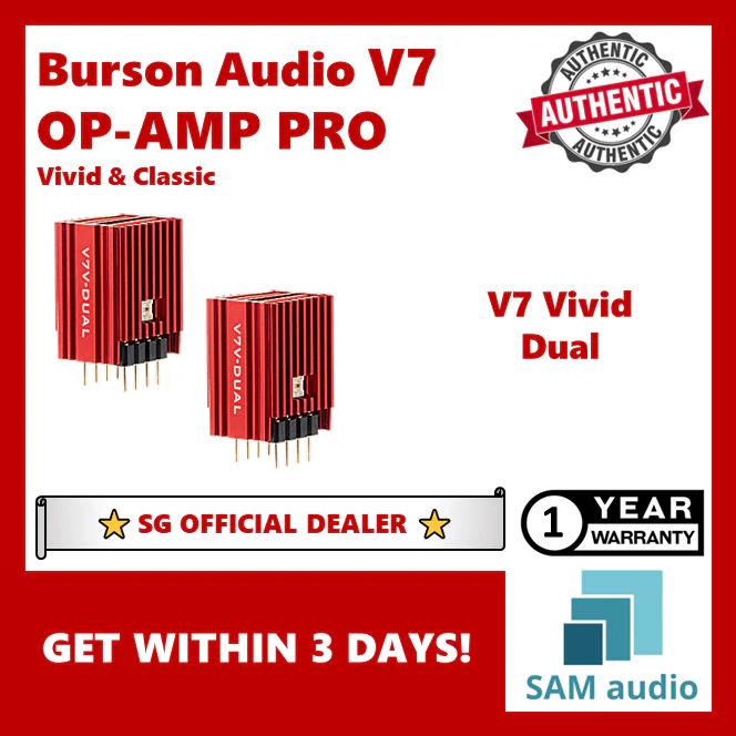 [🎶SG] BURSON AUDIO V7 Vivid Pro / V7 Classic Pro - Supreme Sound Audio Opamps (One Pair) - Image 10