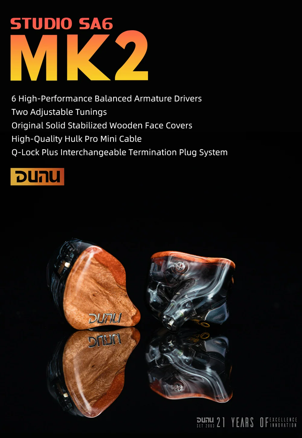 [🎶SG] DUNU SA6 MK II (MKII MK2) - 6 BA IEM - Image 14