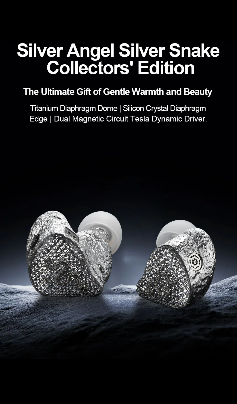 [🎶SG] EARACOUSTIC AUDIO SPA-LIMITED EDITION SILVER SNAKE COLLECTORS' VERSION - Dynamic Driver In-Ear Monitors - Image 2