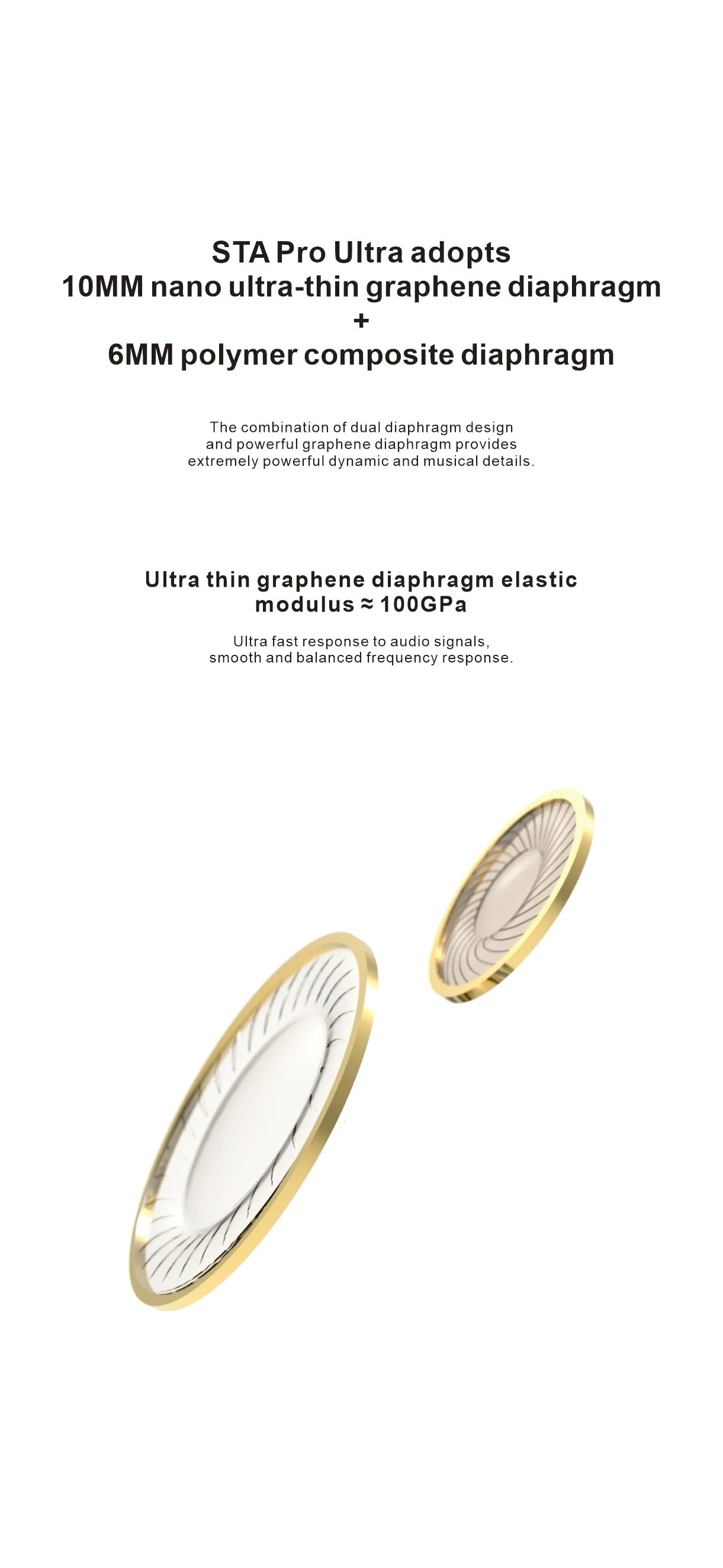 [🎶SG] EARACOUSTIC AUDIO STA-PRO ULTRA 10MM Nano Ultra-thin Graphene Diaphragm and 6MM Polymer Composite Diaphragm In-ear Monitors - Image 11