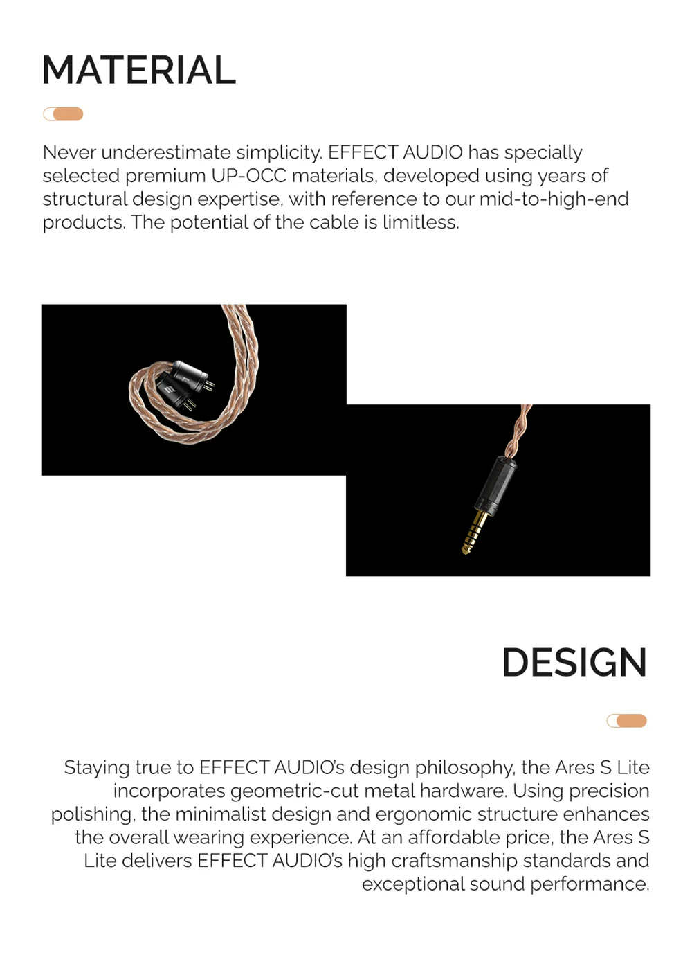 [🎶SG] EFFECT AUDIO ARES S LITE Signature Series 4 Wires Earphone Cable - Image 8