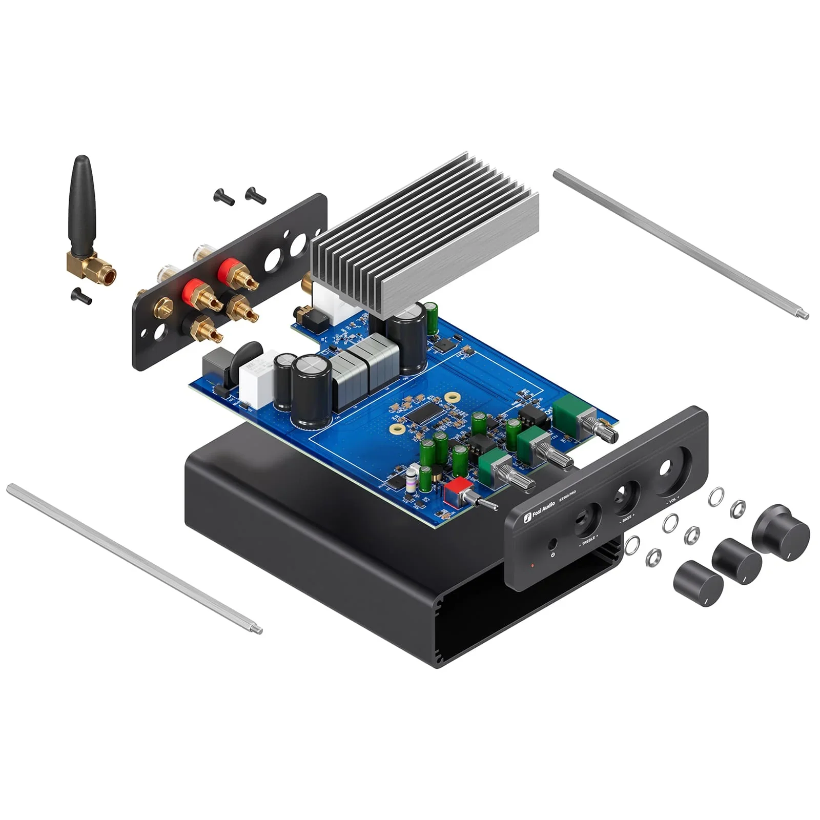 [🎶SG] FOSI AUDIO BT20A PRO 2-Channel Bluetooth Power Amplifier - Image 15