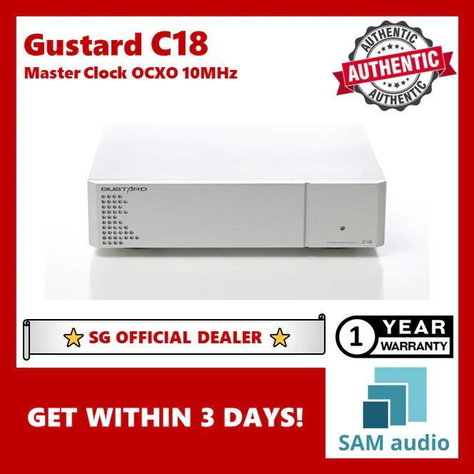 [🎶SG] Gustard C18 Master Clock OCXO 10MHz, Hifi Audio - Image 9