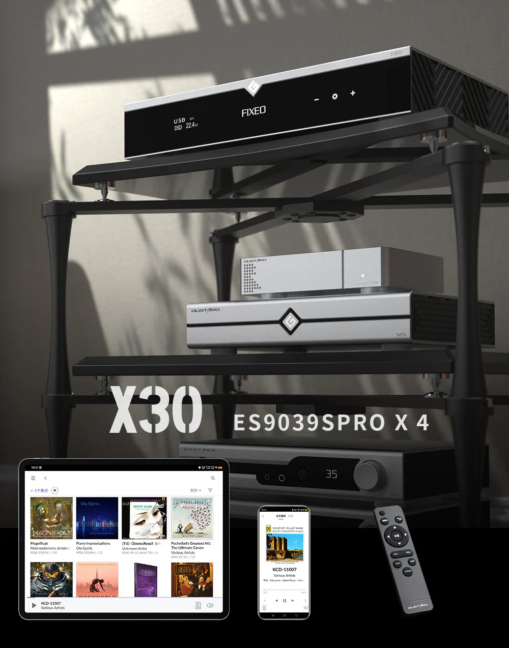 [🎶SG] GUSTARD X30 Quad ES9039SPRO Digital to Analog Converter (DAC) - Image 4