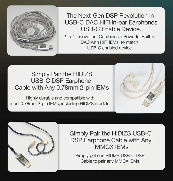 [🎶SG] HIDIZS ST2 PRO Nebula 2-in-1 High-Performance DAC & USB-C HiFi Digital In-ear Earphones - Image 18
