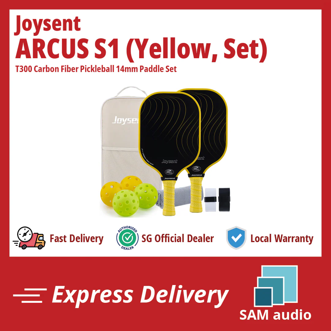 [🎶SG] JOYSENT ARCUS S1 - T300 Carbon Fiber Pickleball 14mm Paddle - Image 16