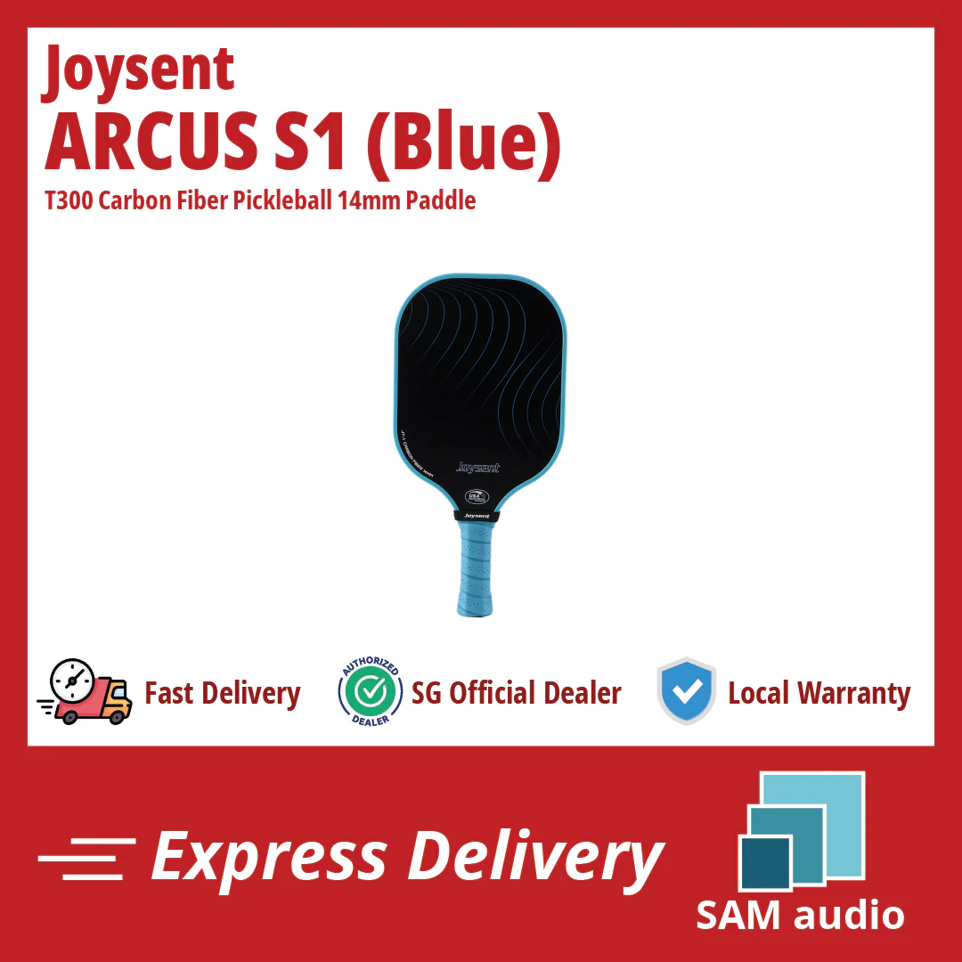 [🎶SG] JOYSENT ARCUS S1 - T300 Carbon Fiber Pickleball 14mm Paddle - Image 3