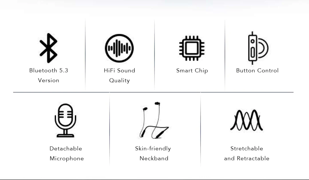 [🎶SG] KINERA CELEST SKY SOAR  (SKYSOAR) Bluetooth 5.3 Skin-Friendly Neckband Earphone Cable With Detachable MIC - Image 3