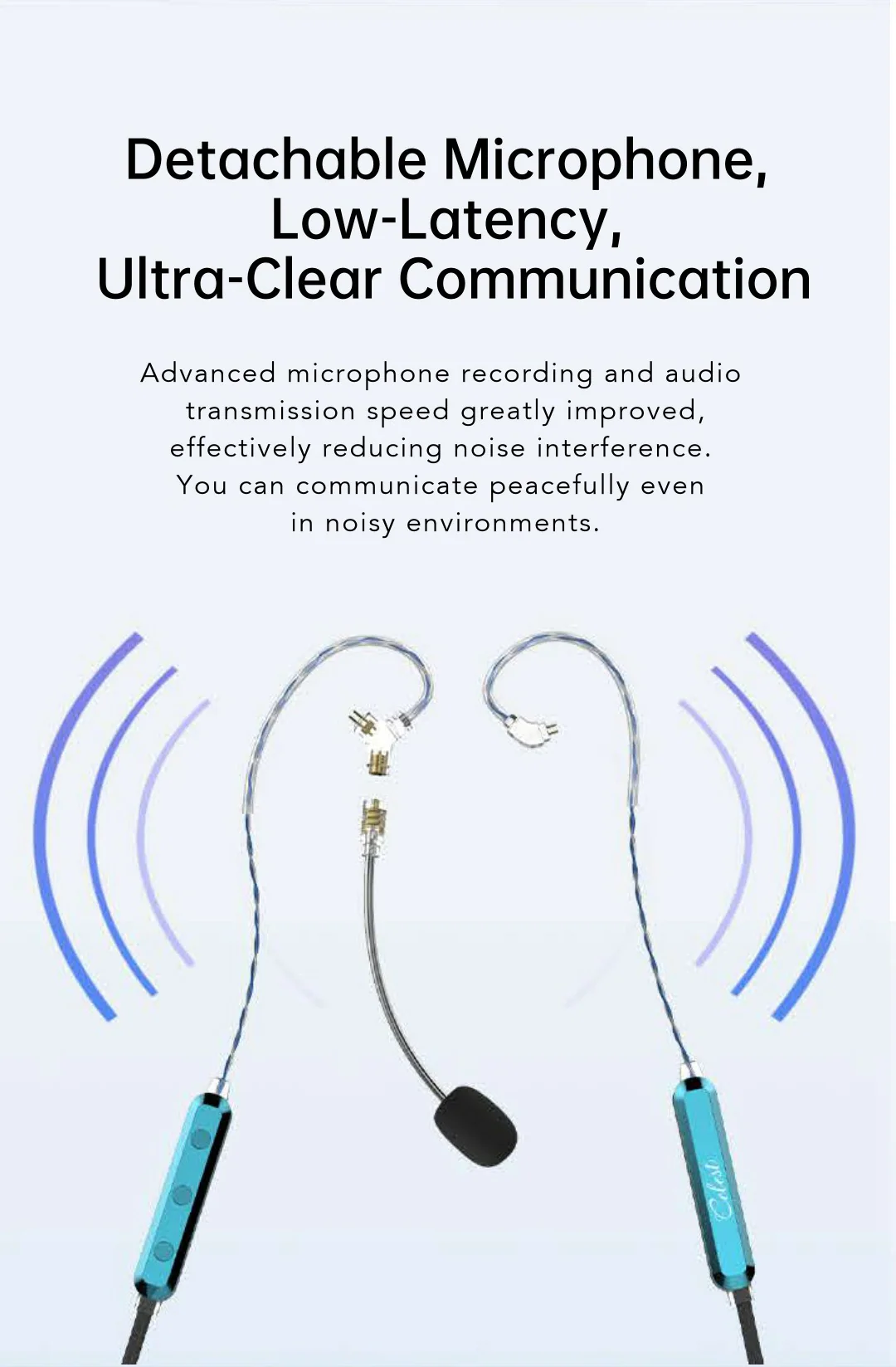 [🎶SG] KINERA CELEST SKY SOAR  (SKYSOAR) Bluetooth 5.3 Skin-Friendly Neckband Earphone Cable With Detachable MIC - Image 6