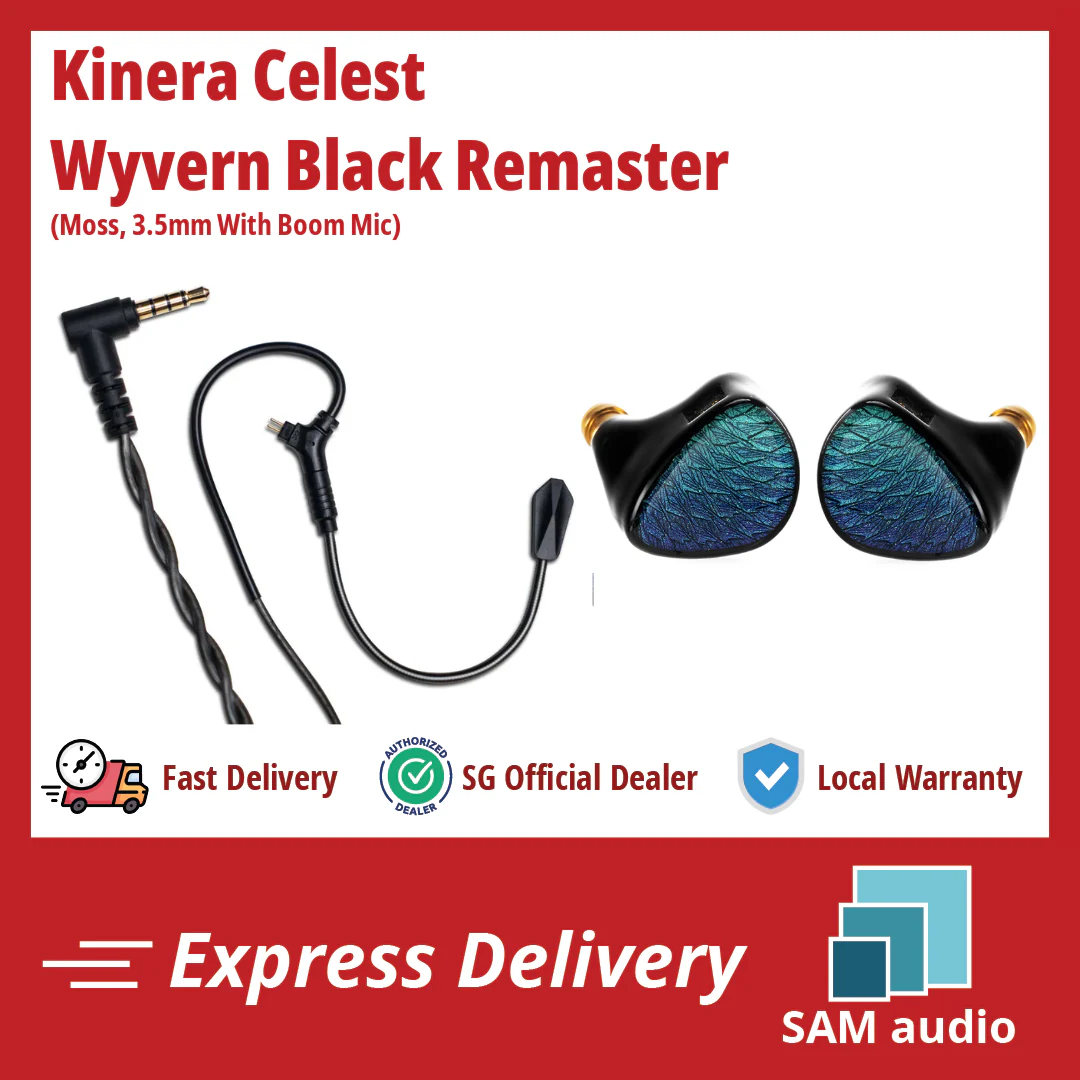 [🎶SG] Kinera Celest Wyvern Black Remaster - 10mm Dynamic Driver IEM - Image 4
