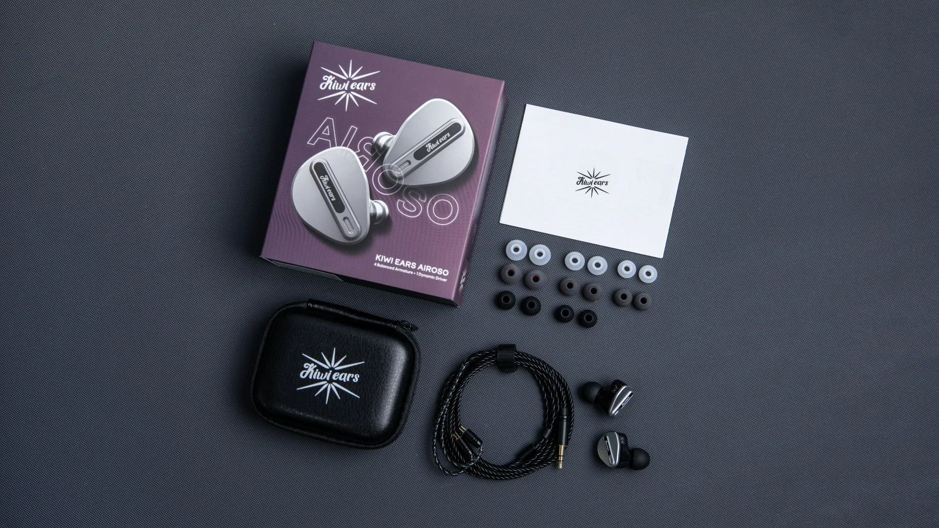 [🎶SG] KIWI EARS AIROSO Precision Crossover 1 DD + 4 BA Hybrid Drivers In-ear Monitors - Image 5