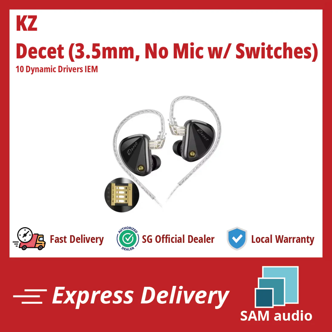 [🎶SG] KZ DECET - 10 Dynamic Drivers In-Ear Monitors (IEM) - Image 3