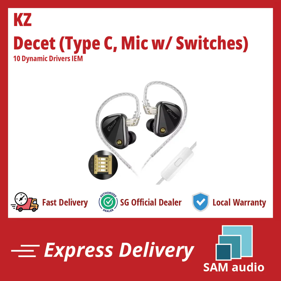 [🎶SG] KZ DECET - 10 Dynamic Drivers In-Ear Monitors (IEM) - Image 6