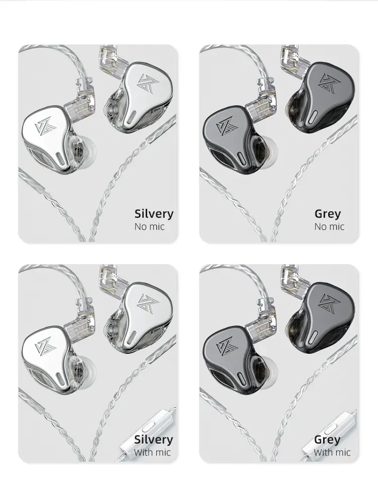 [🎶SG] KZ DQ6 3DD In-Ear Monitors With Mic - Image 12