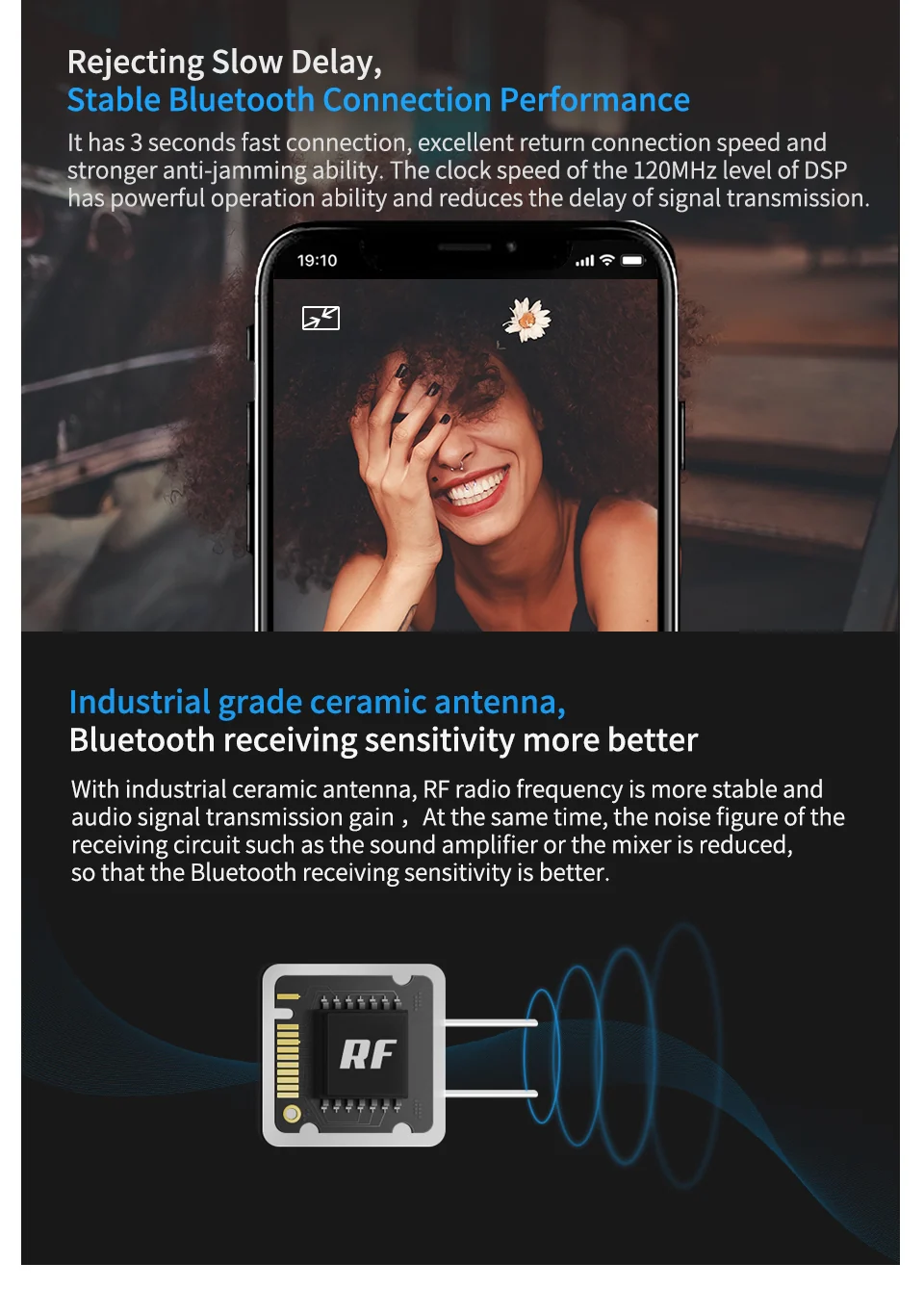 [🎶SG] KZ aptX-HD (Qualcomm Bluetooth Wireless) upgrade plug-on wire, IPX5 water proof (anti sweat), Hifi audio aptX-HD lossless audio, with mic (C-pin) - Image 9