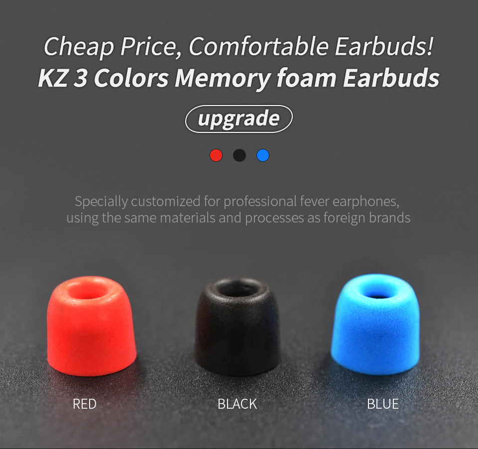 [🎶SG] KZ Memory Foam Eartip  (1 pack 3 size inside  S/M/L) - Image 3