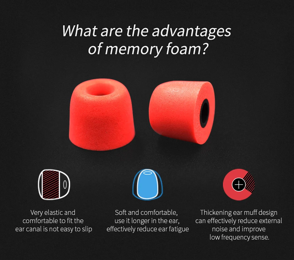[🎶SG] KZ Memory Foam Eartip  (1 pack 3 size inside  S/M/L) - Image 4
