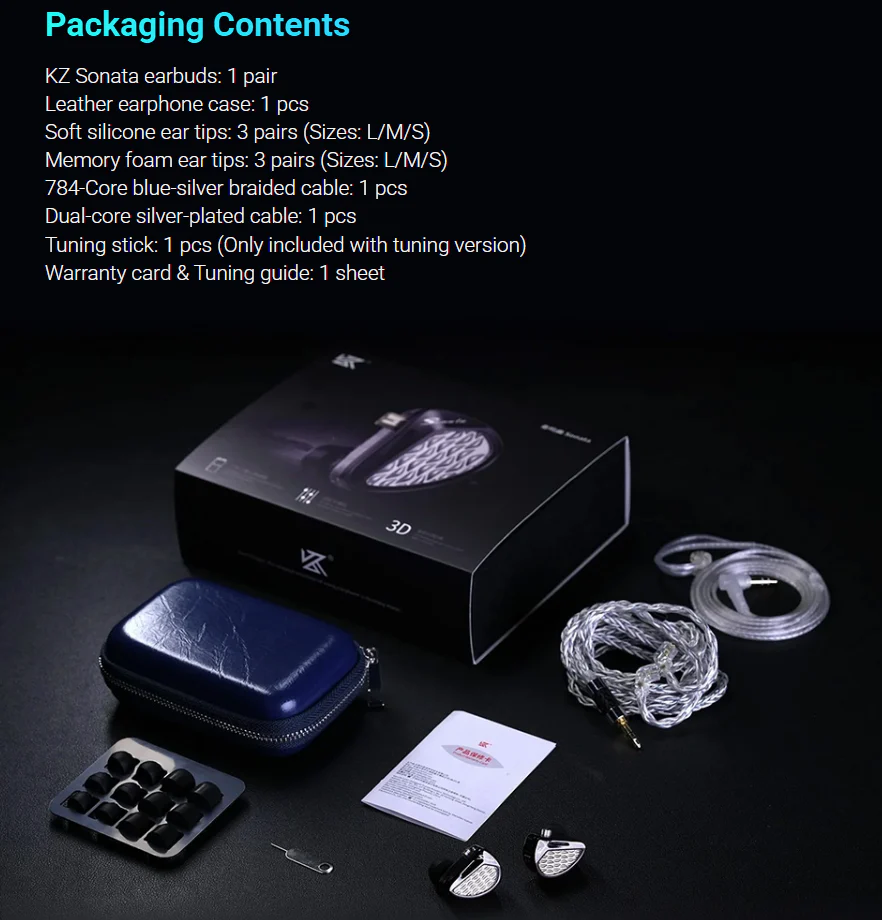 [🎶SG] KZ SONATA 28 Balanced Armature Drivers In-ear Monitors - Image 19
