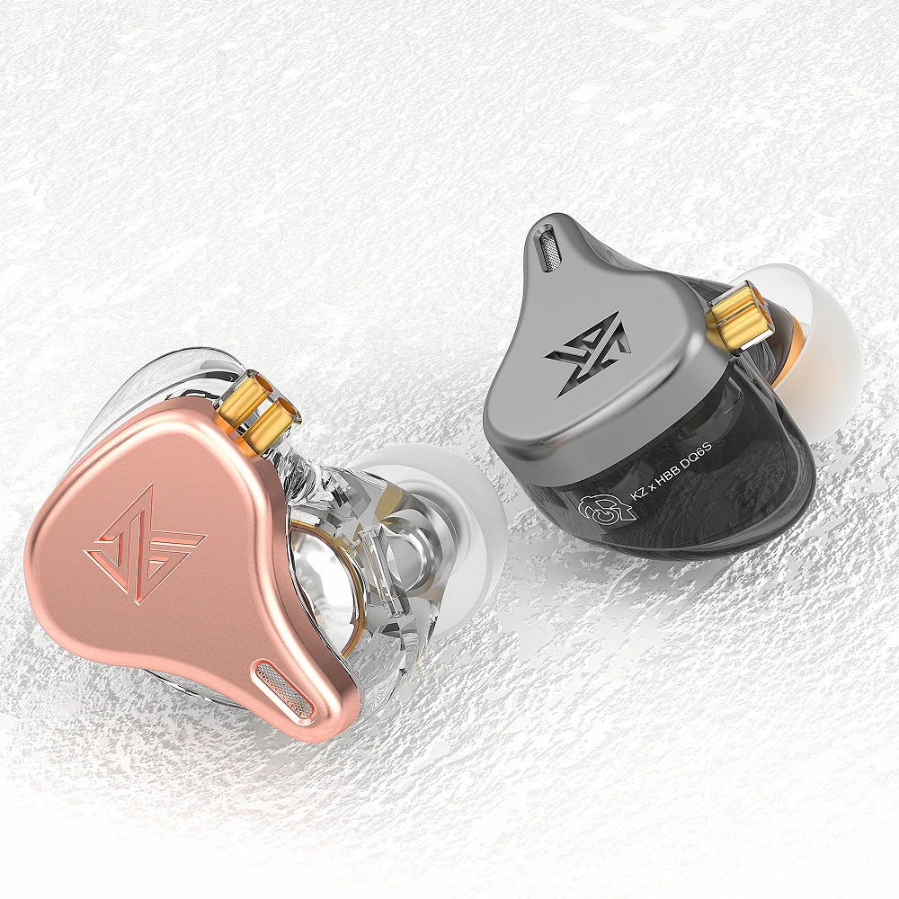 [🎶SG] KZ X HBB DQ6S 3DD Triple Dynamic Drivers In Ear Earphones With MIC - Image 4
