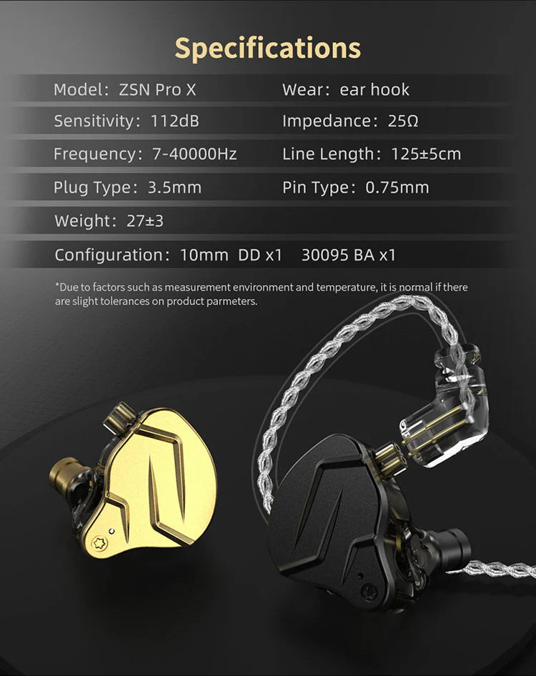 [🎶SG] KZ ZSN PRO X, IEM Earphones, 1BA 1DD With MIC - Image 13