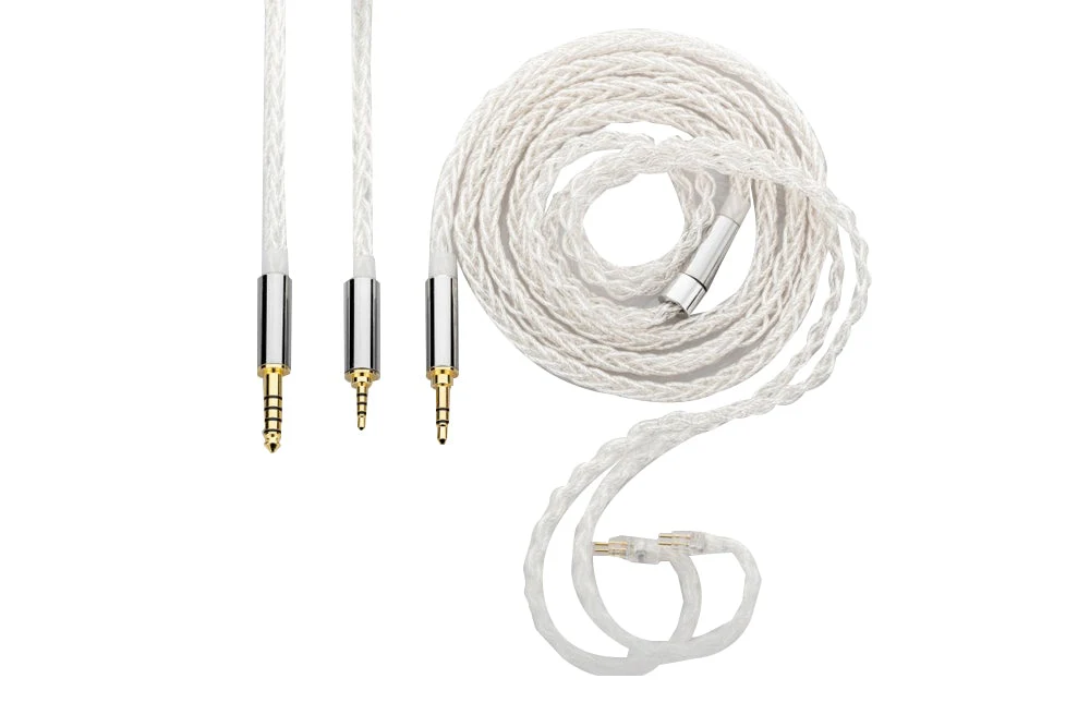 [🎶SG] Moondrop Line K upgrade cable, 2pin to 2.5/3.5/4.4mm plug, silver plated copper, Audio Hifi - Image 3