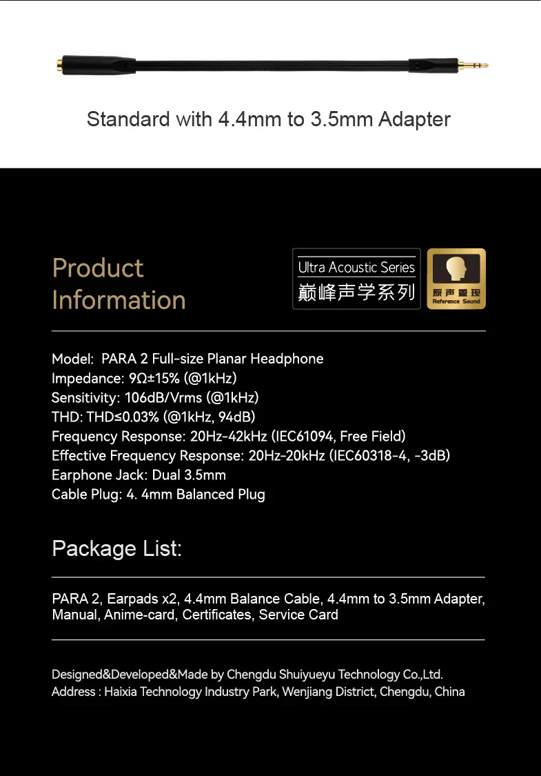 [🎶SG] MOONDROP PARA II (Para 2) - 100mm Planar Full-Size Over-ear Headphone - Image 16