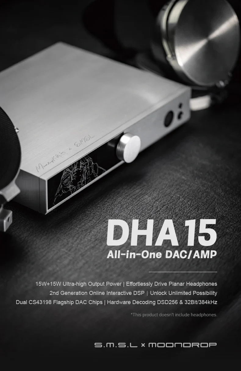 [🎶SG] MOONDROP x SMSL - DHA15 - Dual CS43198 DAC & Headphone Amplifier - Image 2