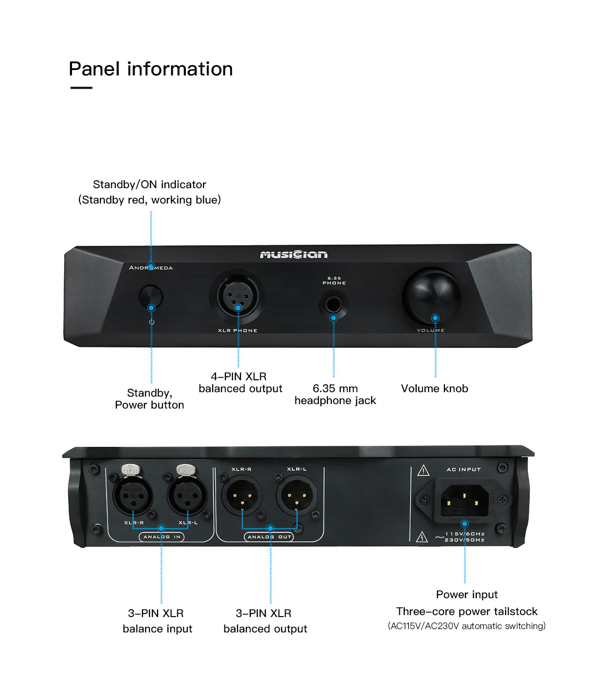 [🎶SG] Musician Audio ANDROMEDA, HiFi Class A Balanced Headphone Amplifier, Hifi Audio - Image 11