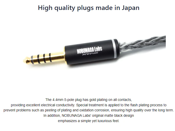 [🎶SG] NOBUNAGA LABS COMBINE SERIES Headphone Cables - Hiei / Tokusen - Image 12
