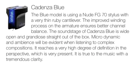 [🎶SG] ORTOFON MC CADENZA BLUE - Tremendous Clarity - Image 10