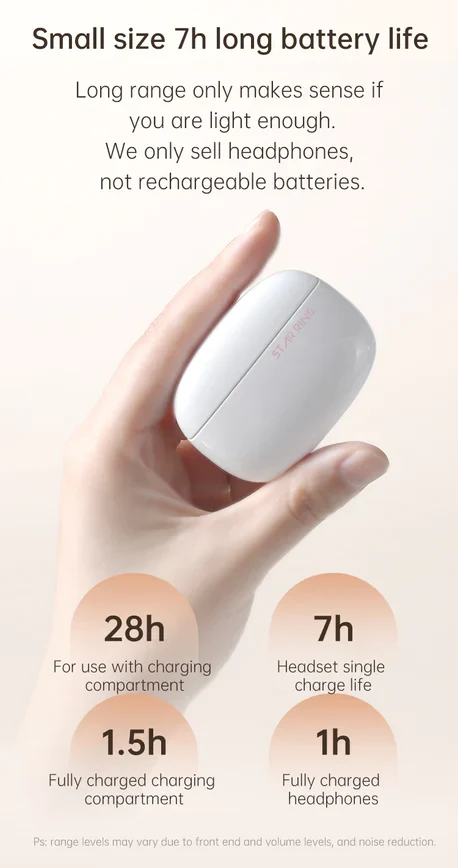 [🎶SG] ROSESELSA (ROSE TECHNICS) Lightyear Star Ring ANC TWS True Wireless EarBuds - Image 16