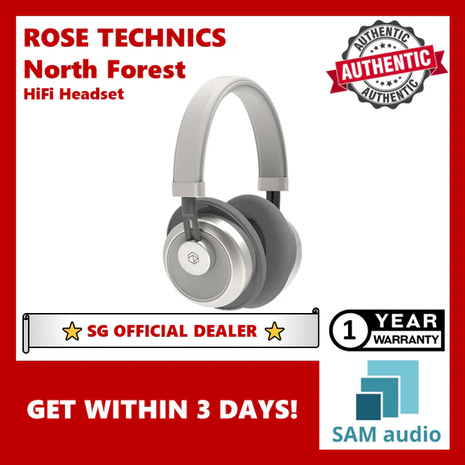 [🎶SG] ROSESELSA (ROSE TECHNICS) NORTH FOREST Over-ear Headset Wired HIFI Flagship Headphone - Image 14