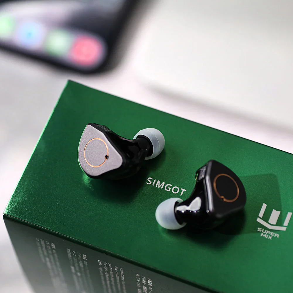 [🎶SG] SIMGOT SUPERMIX 4 (SUPERMIX4) 1DD + 1BA + 1Planar + 1PZT Hybrid Drivers Earphones - Image 12