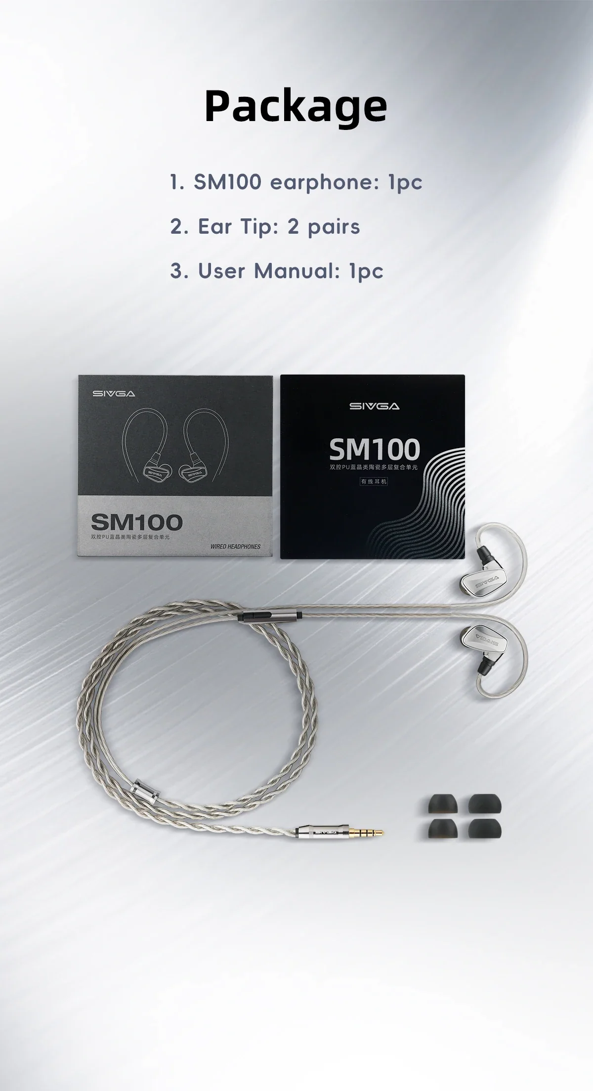 [🎶SG] SIVGA SM100 - Dual-Chamber Dynamic Driver Wired Earphones - Image 13