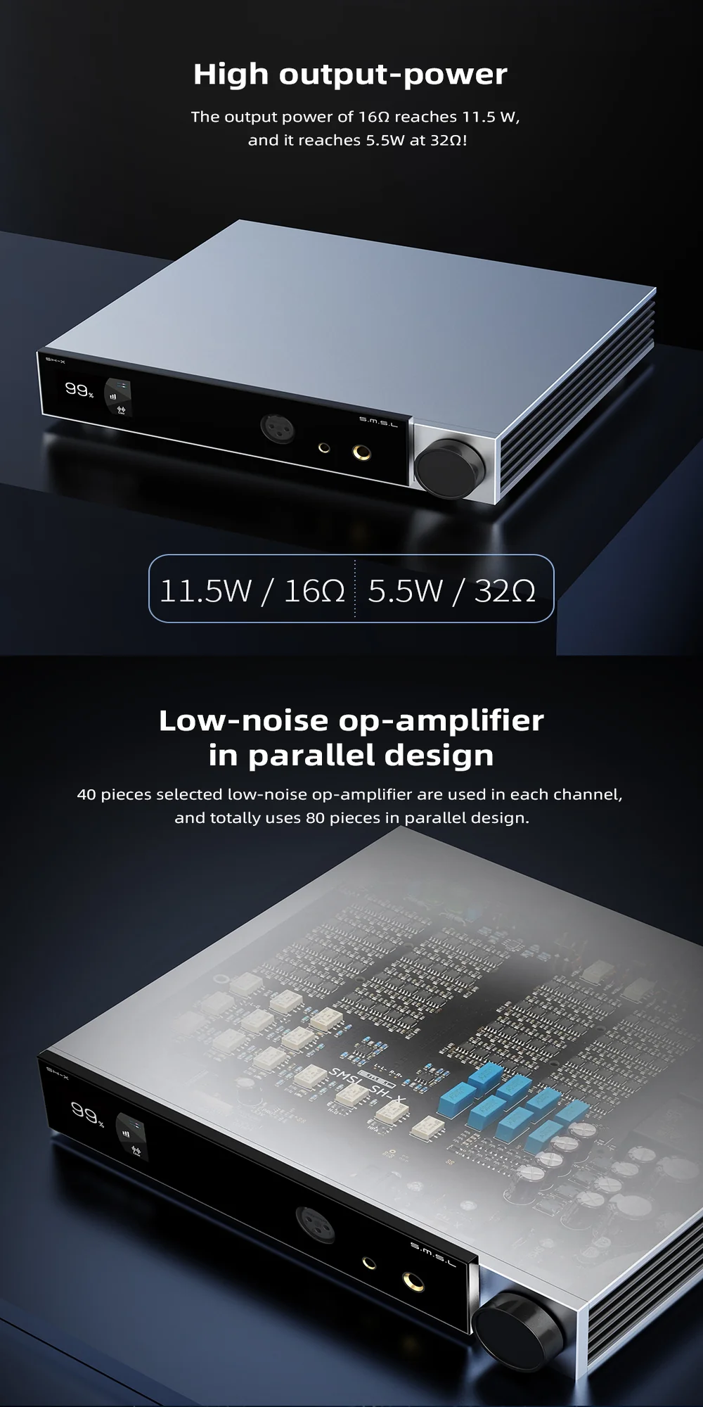 [🎶SG] SMSL SHX (SH-X) Headphone Amplifier - Image 3