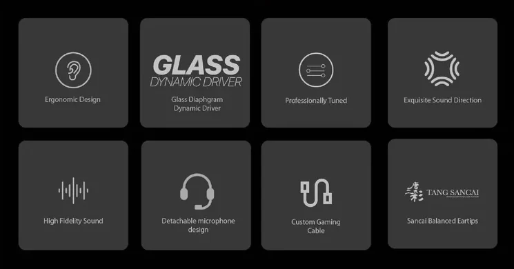[🎶SG] TANGZU HARMONIC EMPIRE (HE) XUE TAO (XueTao) - 10mm Single Dynamic Driver Glass Diaphragm Unit Gaming IEM - Image 4
