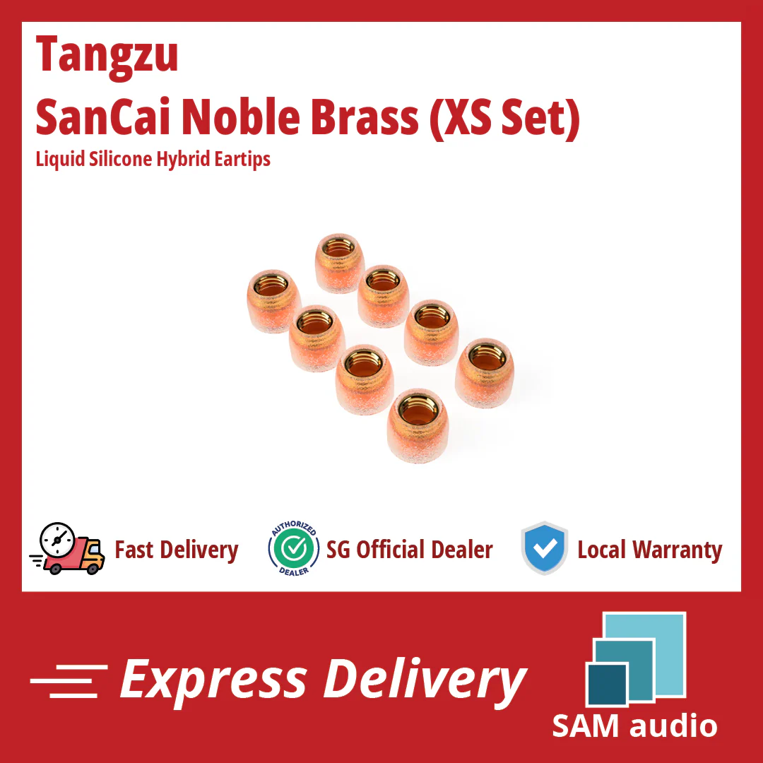 [🎶SG] TANGZU TANG SANCAI NOBLE BRASS EDITION - Liquid Silicone Hybrid Eartips - Image 5