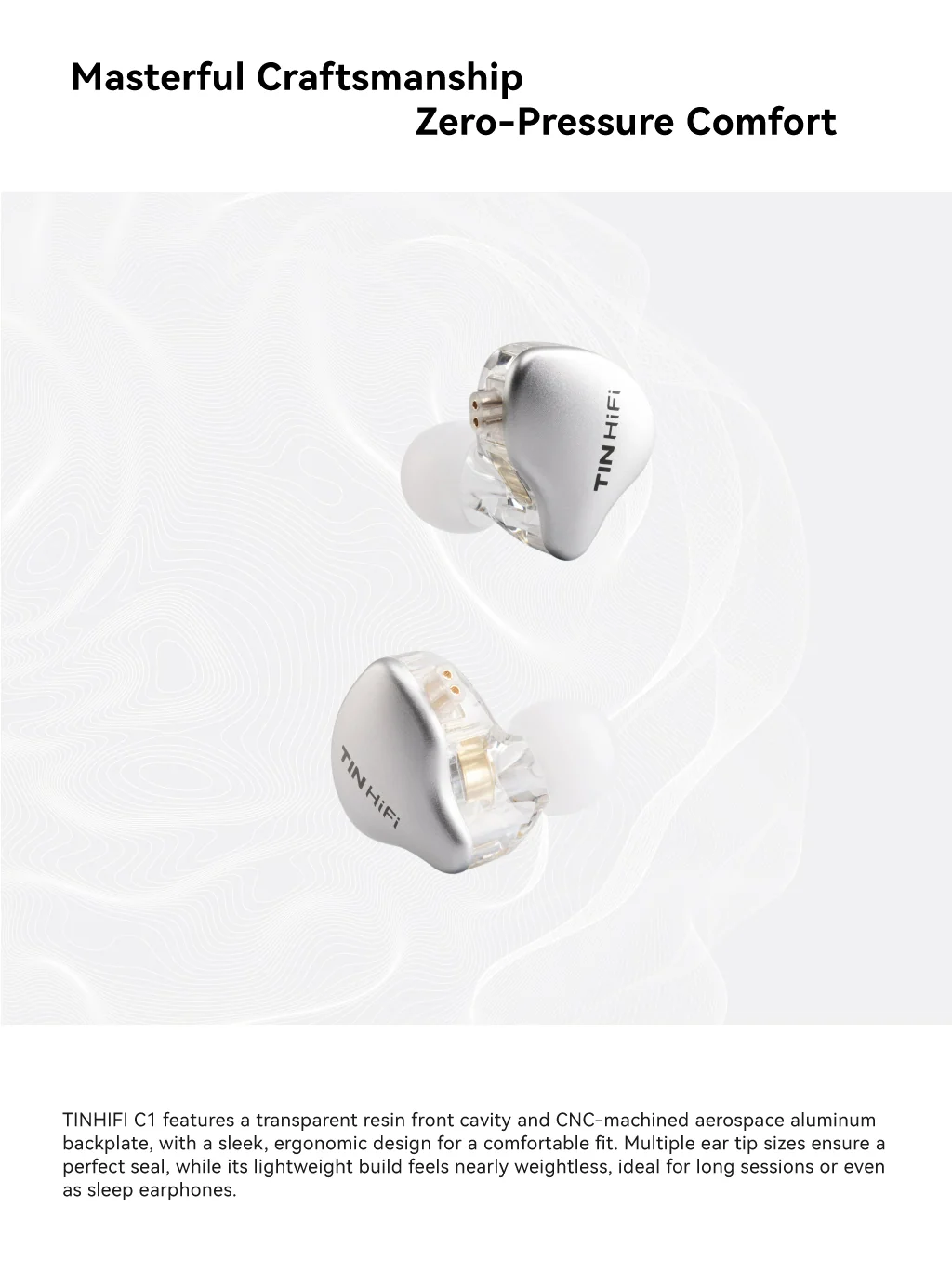 [🎶SG] TINHIFI C1 - 10mm DLC Diaphragm Driver In-Ear Monitors - Image 9