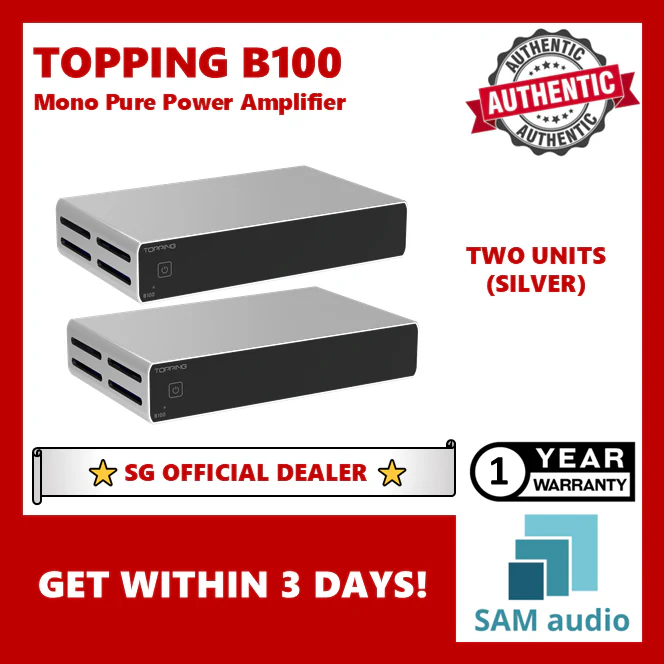 [🎶SG] TOPPING B100 Mono Pure Power Amplifier - Image 5