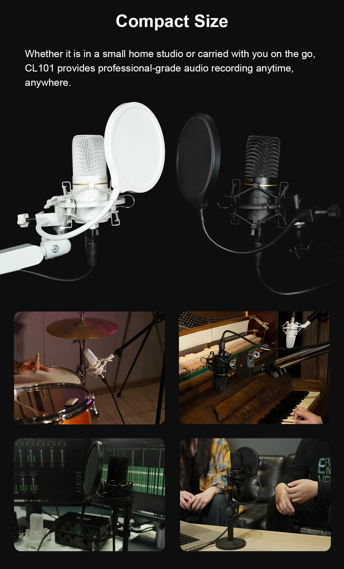 [🎶SG] TOPPING CL101 Studio Condenser Microphone - Image 11