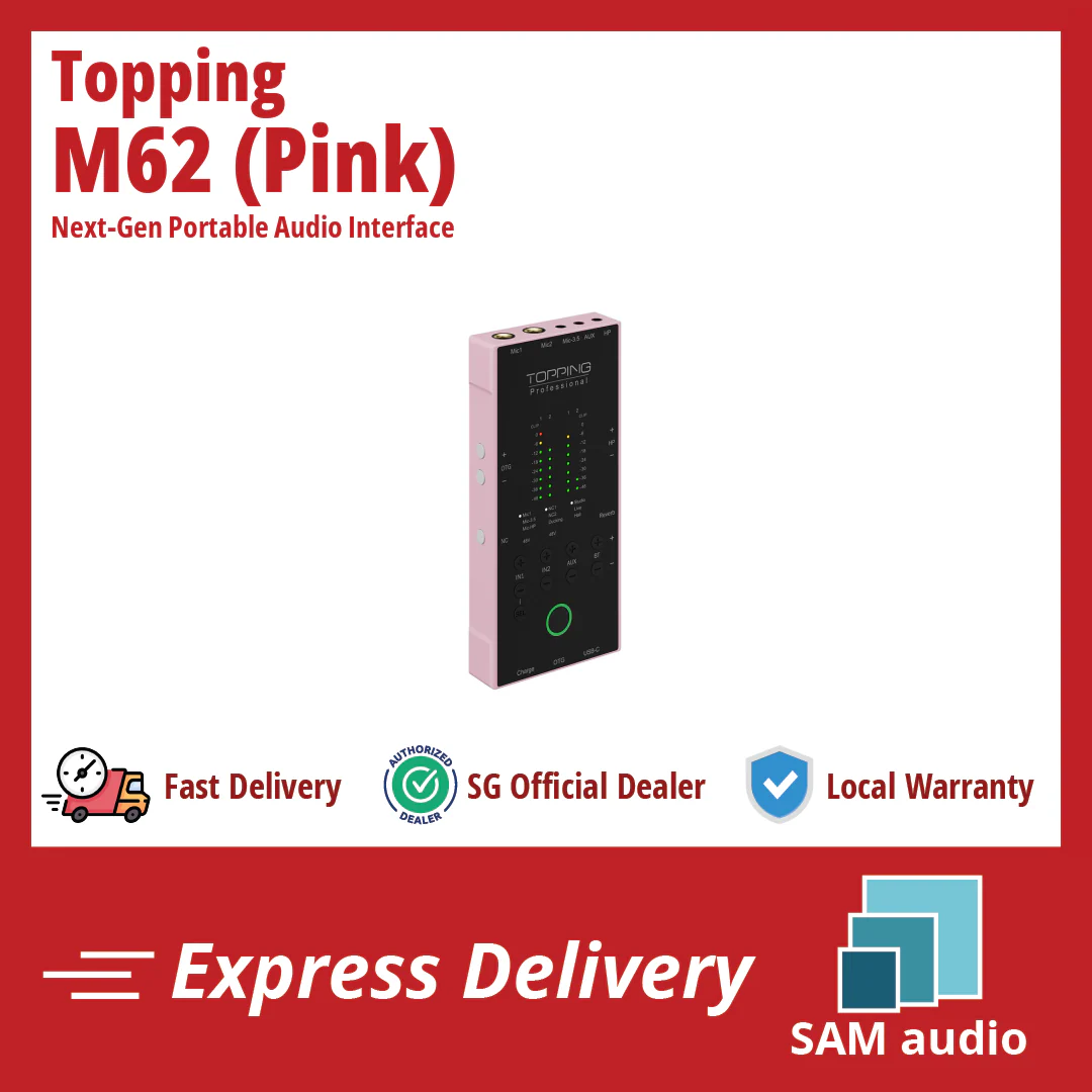[🎶SG] Topping M62 Next-Gen Portable Audio Interface - Image 4