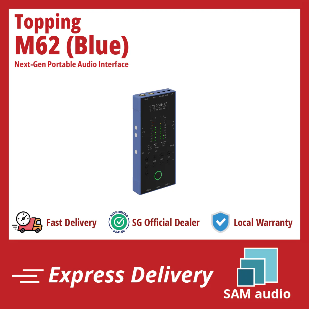 [🎶SG] Topping M62 Next-Gen Portable Audio Interface - Image 7