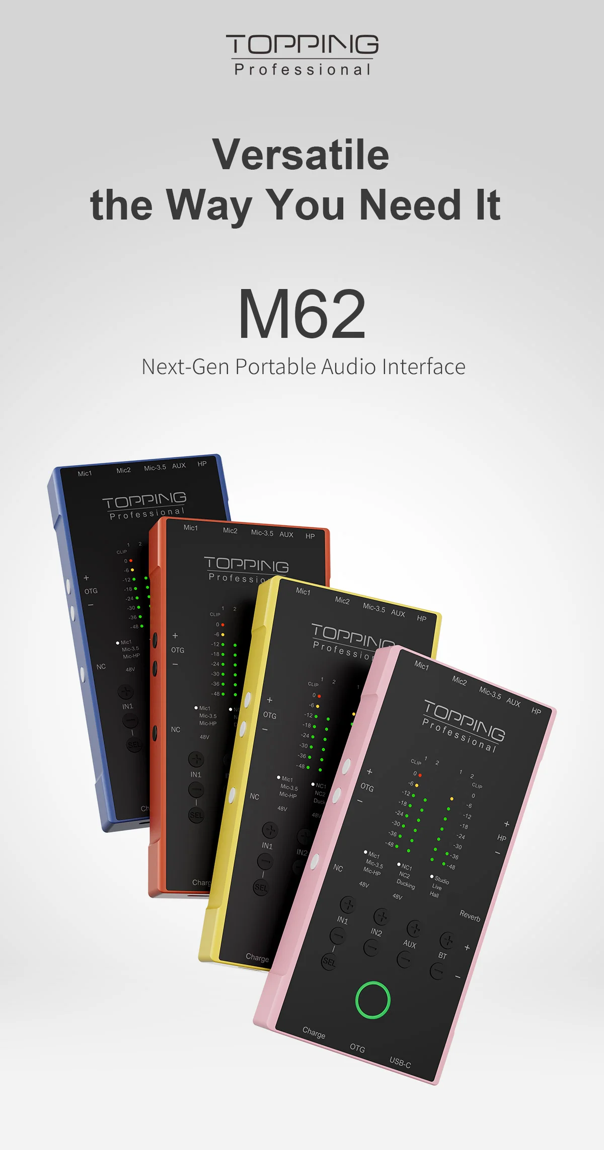 [🎶SG] Topping M62 Next-Gen Portable Audio Interface - Image 8