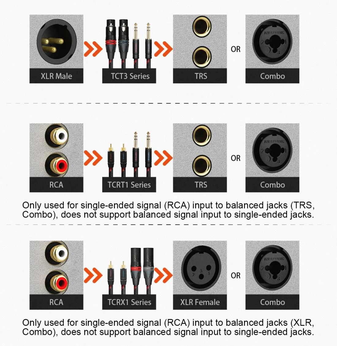 [🎶SG] TOPPING TCRX1 Single Crystal Copper Gold-Plated RCA to XLR Professional Audio Cable - Image 7