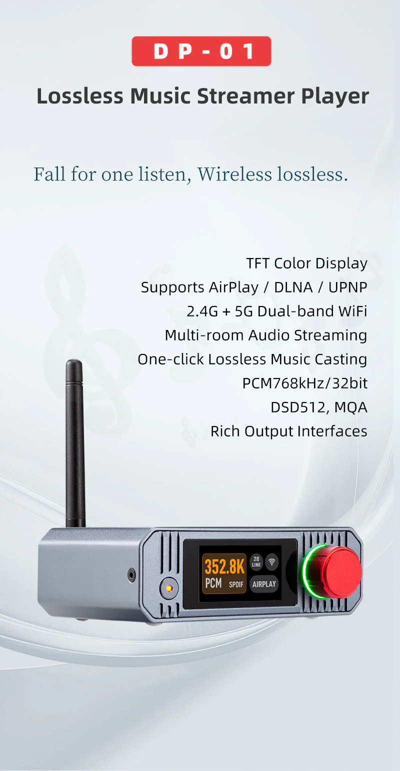 [🎶SG] xDuoo DP-01 (DP01) - CS43198 Desktop Music Streamer & DAC - Image 2