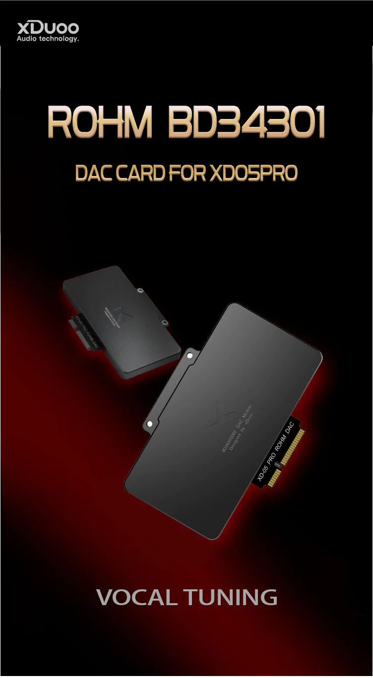 [🎶SG] XDUOO ROHM BD34301 DAC Card Module for XD05 PRO & TA32 - Image 2