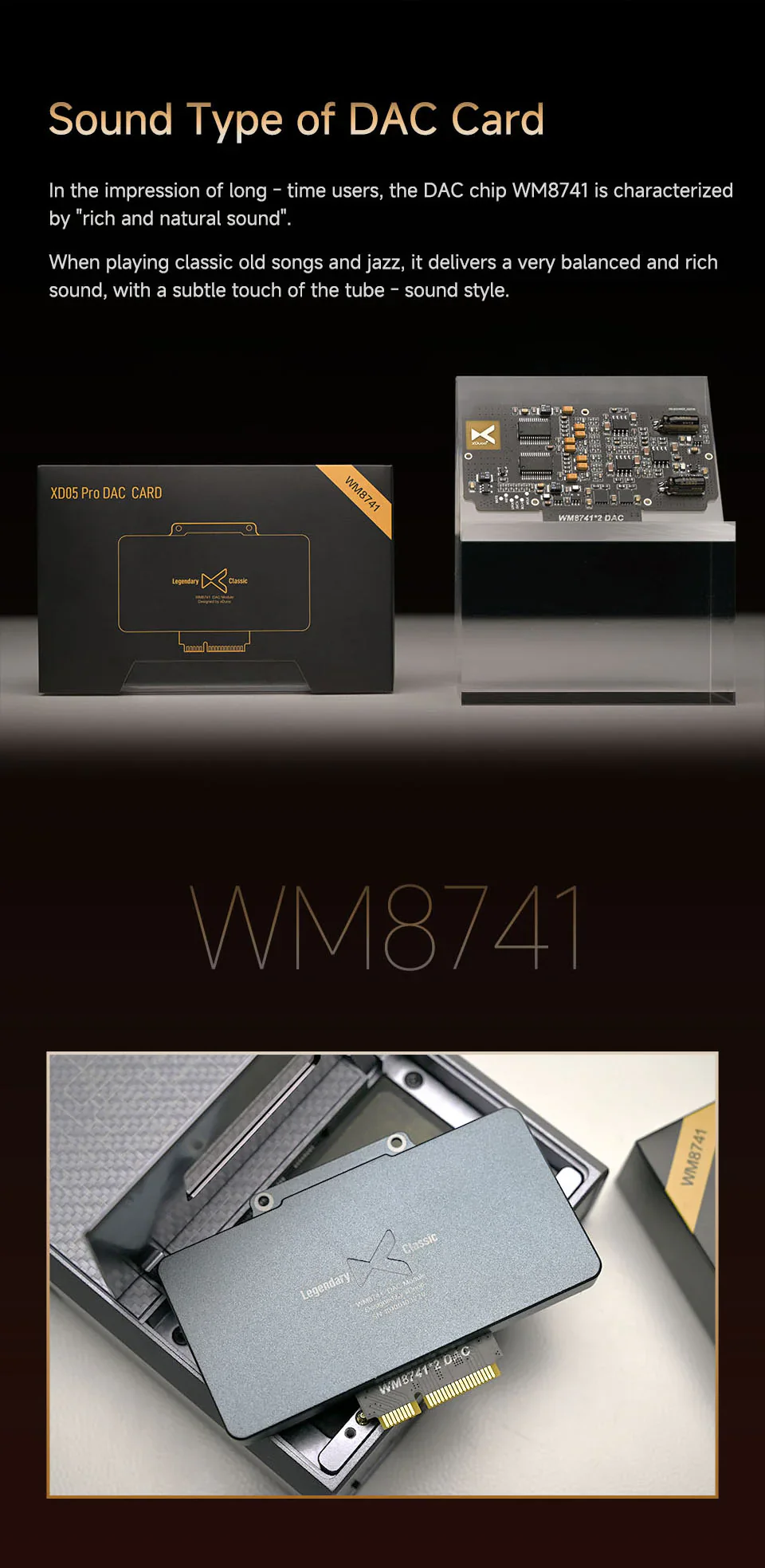 [🎶SG] XDUOO WM8741 DAC Card Module for XD05 PRO & TA32 - Image 3