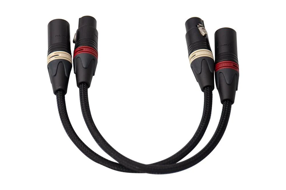 [🎶SG] Fanmusic C006 Audiophile Cable, Neutrik XLR, 20cm Canare L-2T2S, Hifi Audio - Image 4